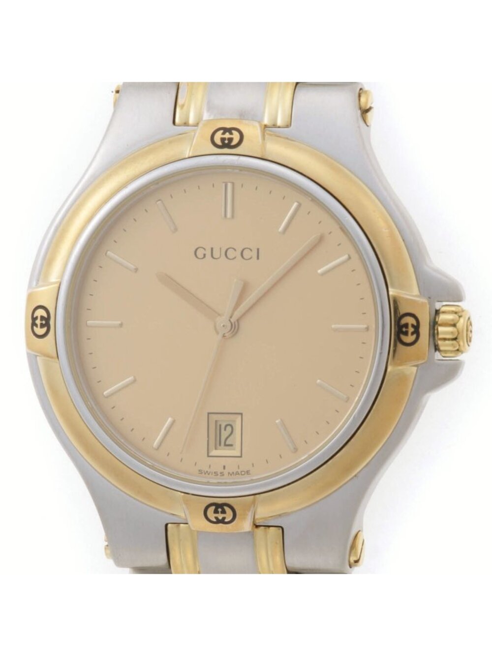 Gucci Watch Stainless Steel Gold Quartz